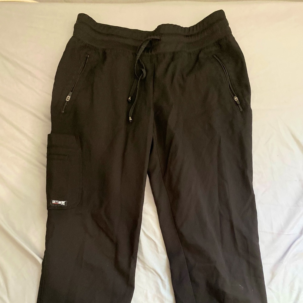 Black Greys Anatomy Scrub Bottoms